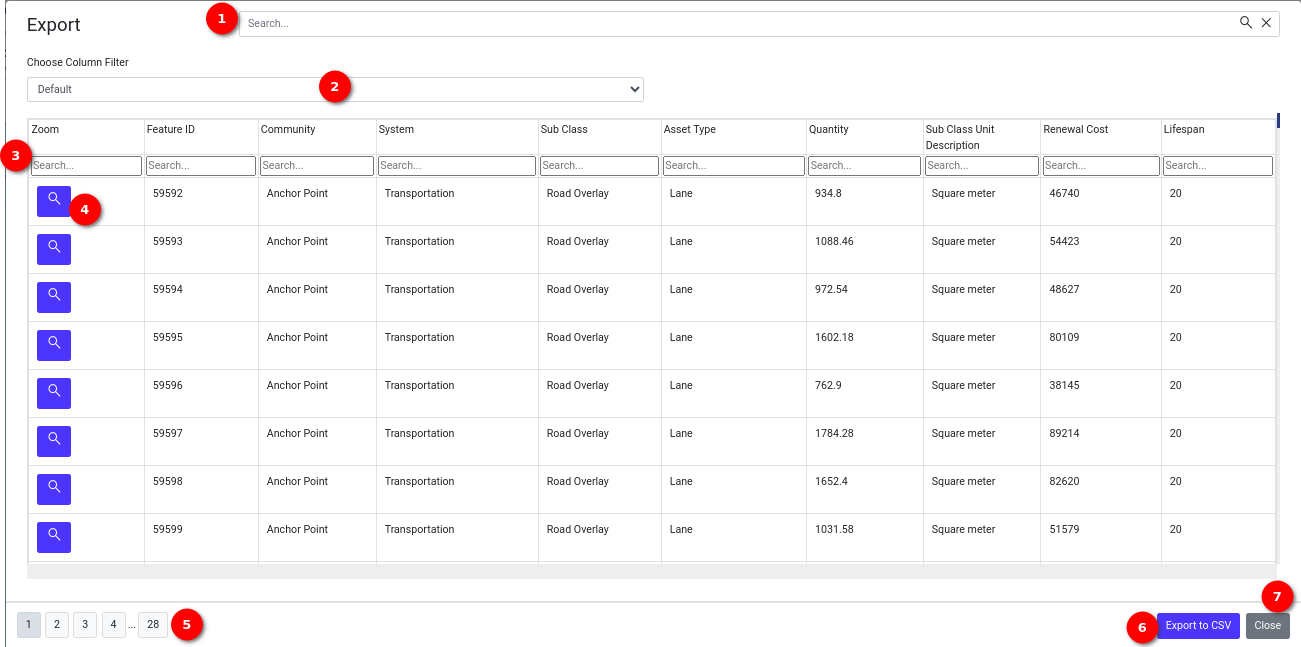 view table page